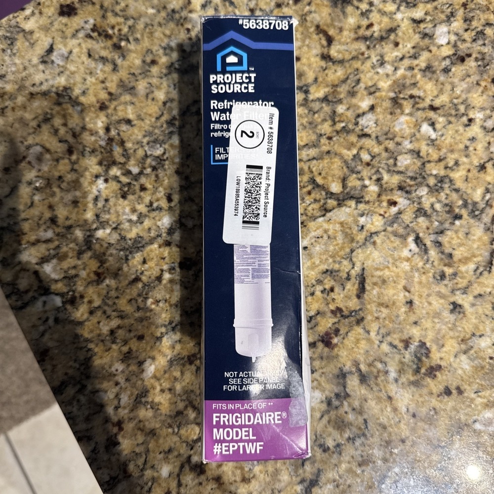 Project Source Twist-in Refrigerator Water Filter Fits Frigidaire EPTWF